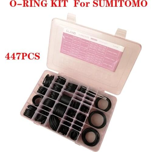 Rubber O-RING KIT Seal Gasket Set 447PCS For SUMITIMO