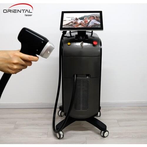 Vertical OEM ODM ABS shell for hair removal 755nm 808nm 1064nm diode laser beauty machine