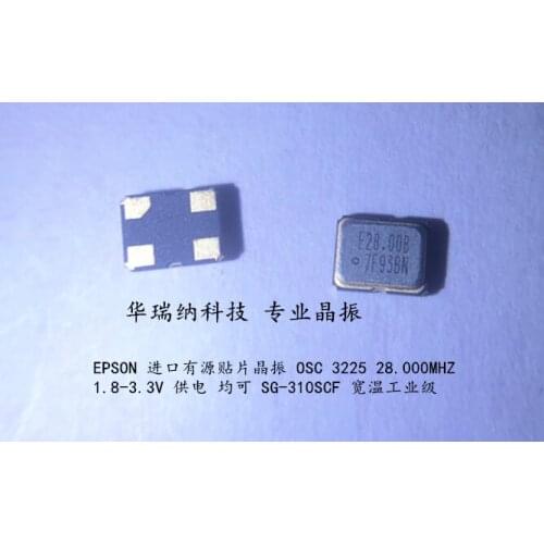 3225 Active Patch Crystal 28M 28MHZ 28.000MHZ SG-310SCF OSC Import