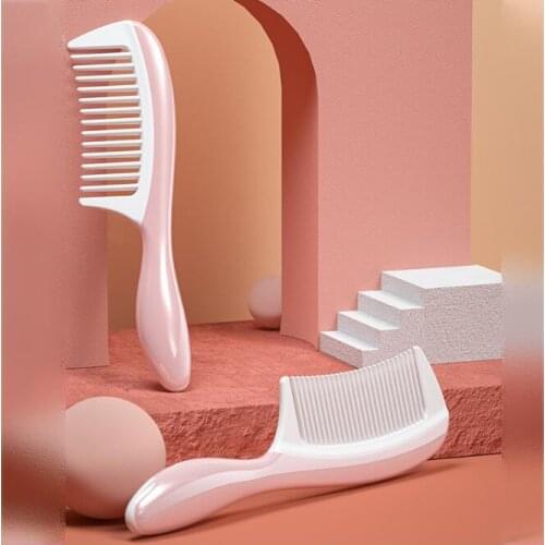 60Pcs/Lot Ladies Long Hair Mens Home Wide Toothed Comb Anti-Static Large Dense Toothed Comb Anion Styling Tools HA2121