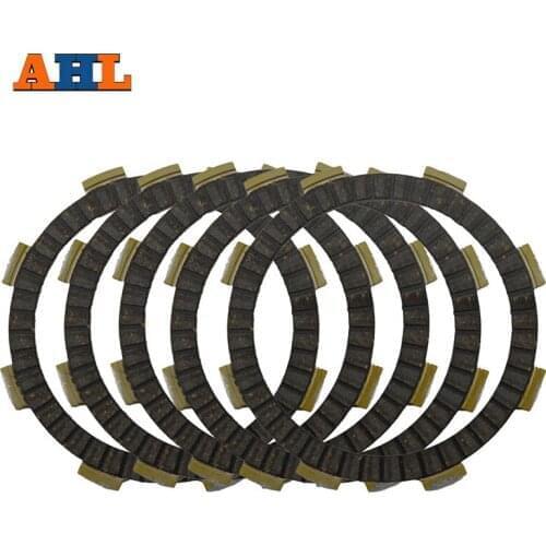 AHL Motorcycle Clutch Friction Plates Set for HONDA XR200 XR 200 1980-1984 Clutch Lining #CP-00012