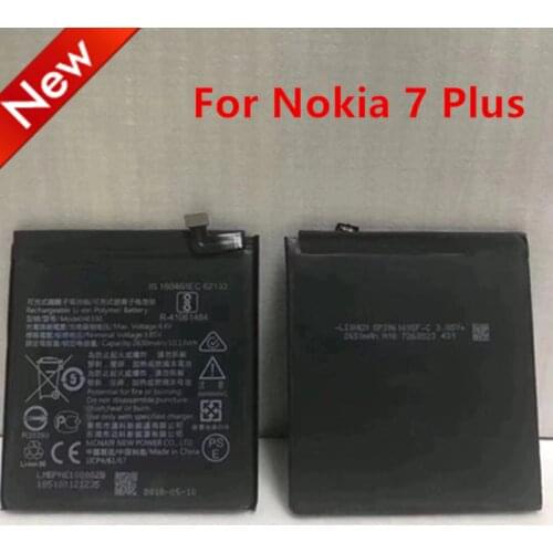 Original HE346 3700mAh Battery For Nokia 7 Plus 7P N7P HE 346 Batteries Bateria
