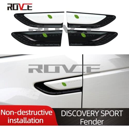 ROVCE Car Styling Accessories For Land Rover Discovery Sprot Airflow Hood Side Vent Cover Decoration Stickers Side Stickers