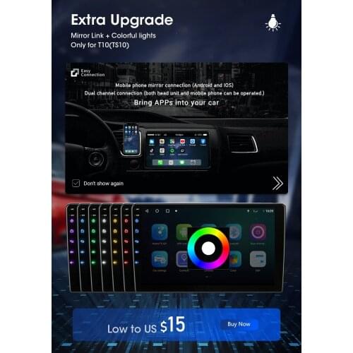 This link is to purchase additional configuration is colorful lights + Easy connection For the radio model is T10/TS/S10