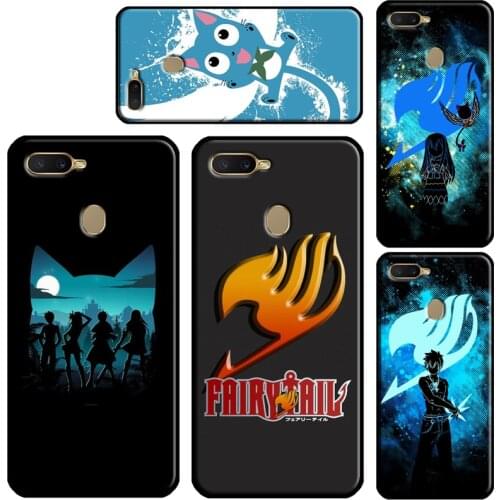 Fairy Tail Anime Manga Paint Splatter Phone Case For OPPO A15 A91 A3S A5S A1K A52 A72 A5 A9 A31 A53 2020 A83 F5 Reno 4 Pro Z 2Z
