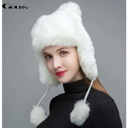 Женские трикотажные шапки GOURS China At AliExpress