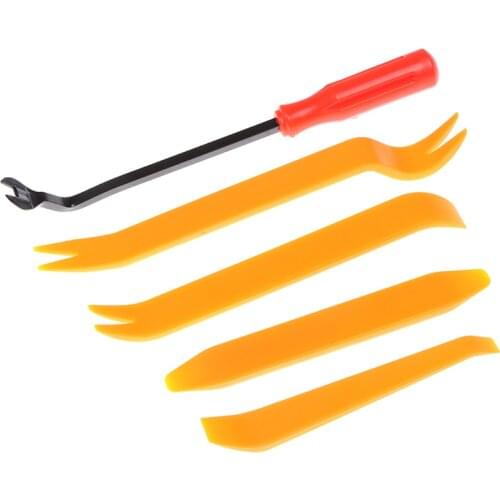 Car Panel Dash Removal Tool Automobile Nail Puller Radio Audio Panel Door Repairing Clip Trim Removal Pry Repair Tools Plastic