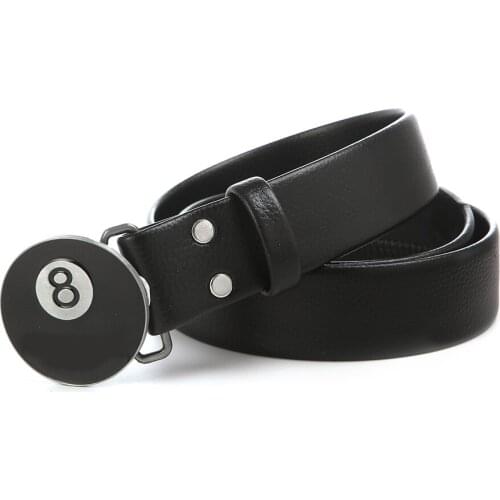 Cowboy simple personality good luck number 8 men and women all-match belt