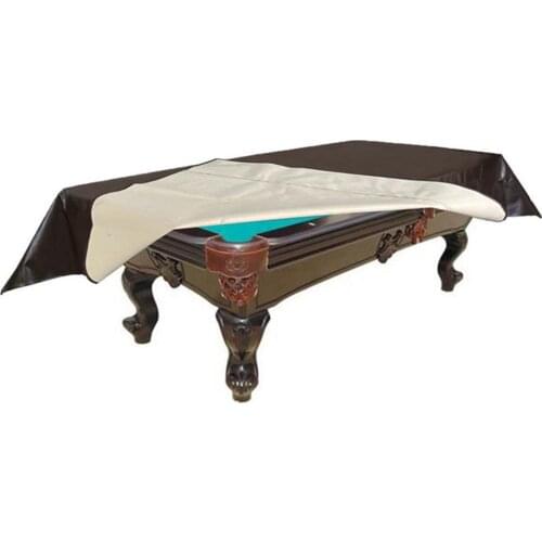 7/8/9ft Leather Billiard Table Cloth Cover Protector Furniture Waterproof Dustproof Cover Durable Table Cover For Billiard Pool