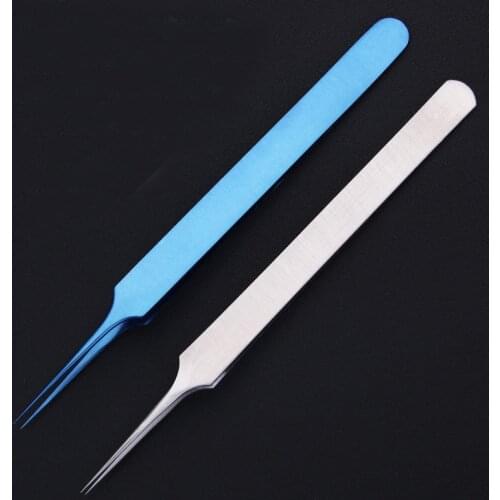 Medical fine forceps Stainless steel 0.15mm Cosmetic and plastic surgery instruments Double eyelid tool Fat tweezers