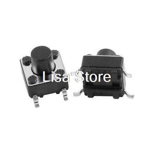 Momentary Tact Tactile Push Button Switch SMD SMT Surface Mount 6x6x6.5mm