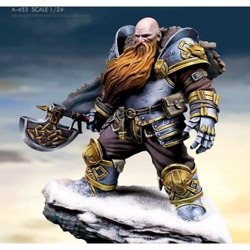 1/24 75mm Resin figure model kits DIY self-assembled A-453