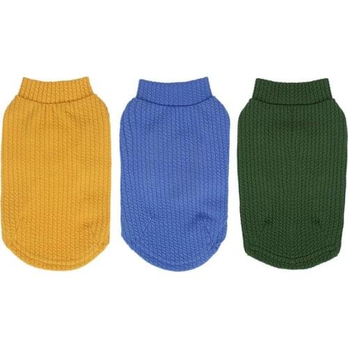 Bottoming Shirt Dog Shirts Pet Puppy Clothes Summer Dog T-Shirts Soft Breathable Dog Plain Shirts Puppy Cat Outfit