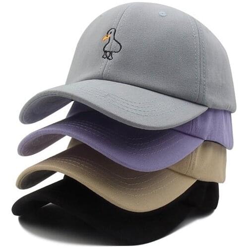 New Hat Female Summer Korean Cute Duck Embroidered Baseball Cap All-match Sun Hat SA743