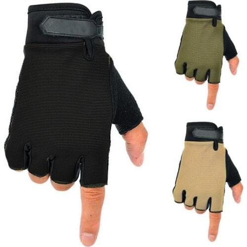 New Tactical Cycling Gloves Men Outdoor Road Bike Glove Fitness Sports Antiskid Half Finger Gloves Breathable Bicycle Gloves