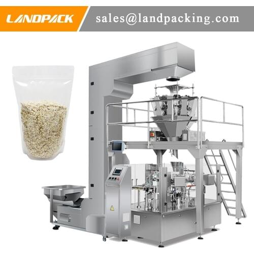 Oat Premade Zipper Pouch Fill And Seal Machine Doypack Packaging