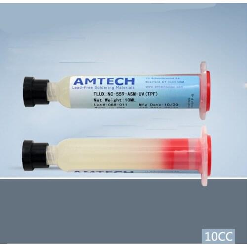 100% Original AMTECH NC-559-ASM BGA PCB No-Clean Solder Paste Welding Advanced Oil Flux Grease 10cc Soldering Repair Tools C0011