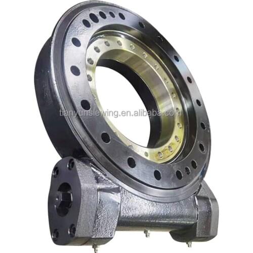 12" Slewing Drive Gear Box Solar Tracker Single Worm SE Series SE12 With Hydraulic Motor 24V DC Electric Motor Rotary Drive