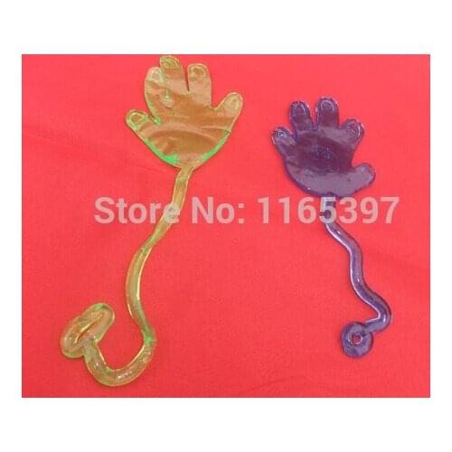 Stretchable sticky hand lot of 100 finger shooter peptile hand pinata toy loot party fillers sticky toy wedding kid party favor