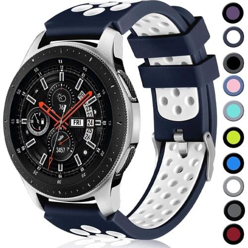 Bracelet for Samsung galaxy watch active 2 46/42mm sport bracelet 20/22mm Gear S3 silicone watchband huawei watch gt 2e/2 strap