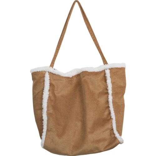 Handbags Student School Bag New Canvas Shopping Bag 2021 Simple and Versatile Open Shoulder Bag Large Capacity Conventional