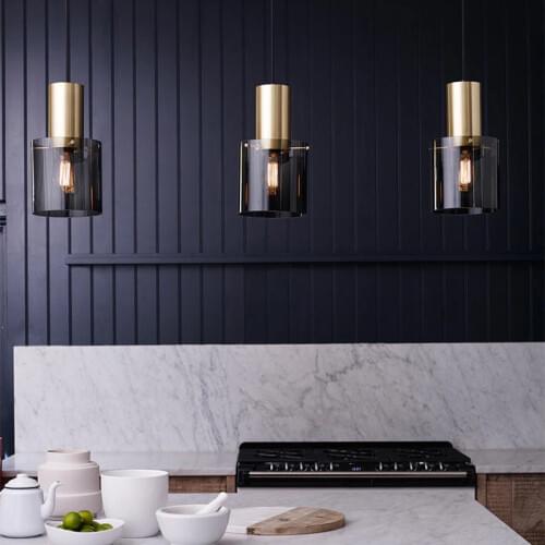 Nordic LED Chandelier Danish Restaurant Lights Postmodern Simple Single Head Bar Bedside Coffee Shop Lamp Free Shipping