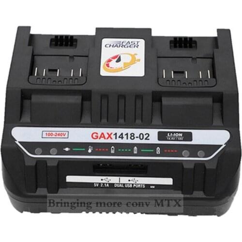 4A / 3A / 1A Li-ion Battery Charger for Bosch 14.4V 18V Dual charging Port or single charging port for your chose high quality