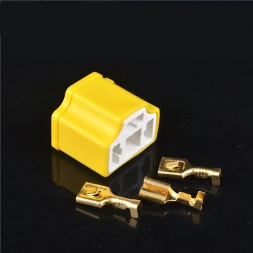 1 sets H4 LED 9003 HB2 Car Headlight Ceramic Bulb Holder Extension Wire Halogen Adapter Socket Lamp Connector Car Electronics Ac