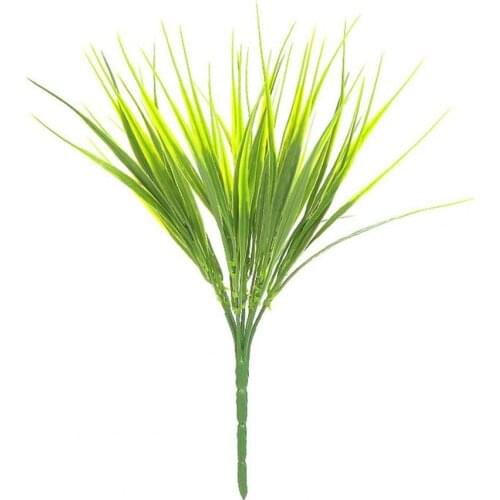 1Pc Fake Spring Grass Flower Vivid Decorative Plastic 7 Forks Simulation Artificial Plant for Home Flowers исскустветвенные