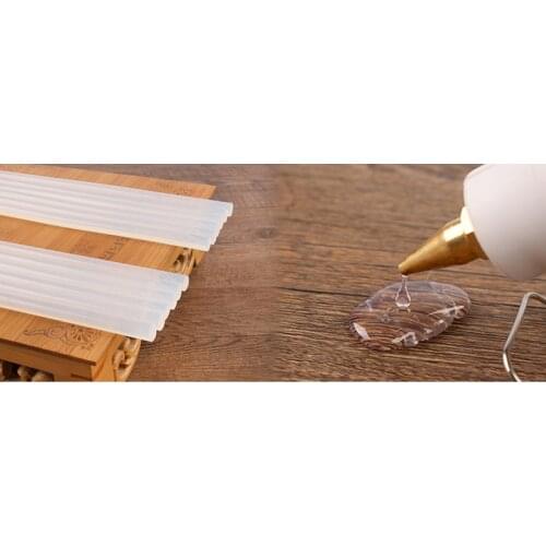 10PCS / 7mm / 11mm / glue stick semi-transparent white hot melt adhesive