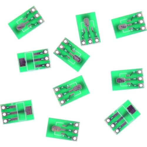 10pcs DIY Converter Double-Side SMD SOT223 to DIP SIP3 Adapter PCB Board