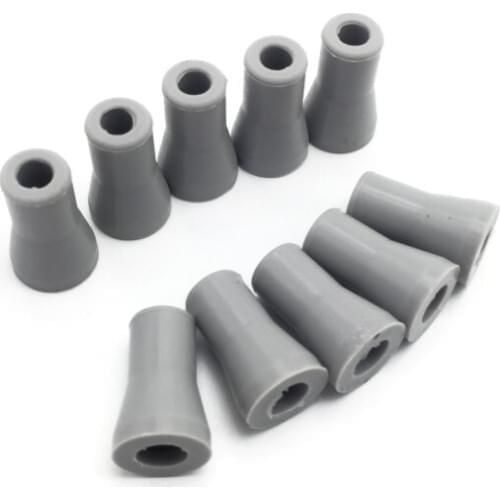 10 PCS Dental Saliva Ejector Weak Suction Rubber Snap Tip Adapter Replacement