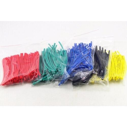 10cm Inner Diameter 1/1.5/2/2.5/3/3.5/4/5/6/8/10mm Red/Black/Blue/Green Insulation Heat Shrink Tubing Wire Wrap