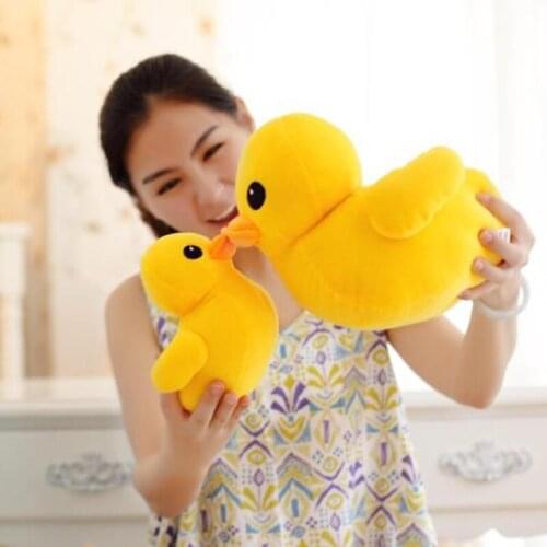 20CM Stuffed Dolls Rubber Duck Hongkong Big Yellow Duck Plush Animal Baby Toys for Kids Girls Friends Gift