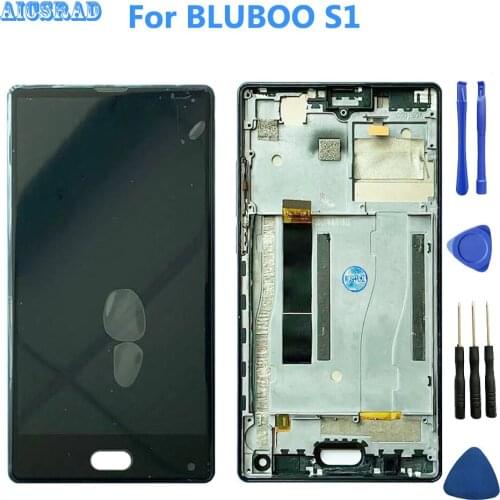5.5 Inch Black For BLUBOO S1 LCD Display + Touch Screen Sensor Assembly 100% Tested High Quality Replacement