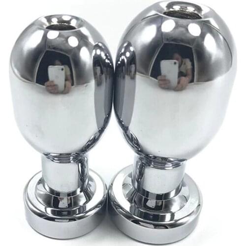 Stainless Steel Hollow Anal Plug Anal Expander Butt Plug Vaginal Peep Masturbation Sex Products Enema Vaginal Rinsing Flirt Toys