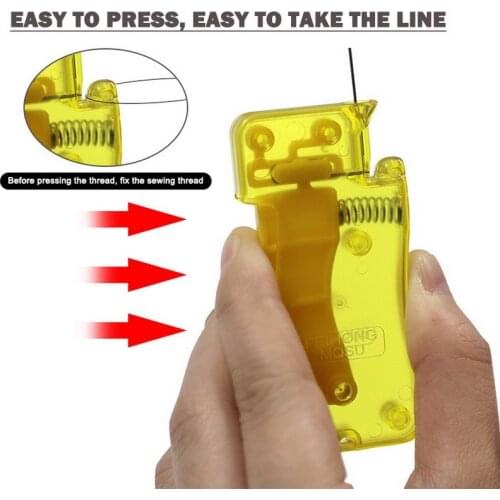 Automatic Threader Sewing Machine Needle Threader Stitch Insertion Accessories Sewing Tools Needles Crochet Hooks Needlework