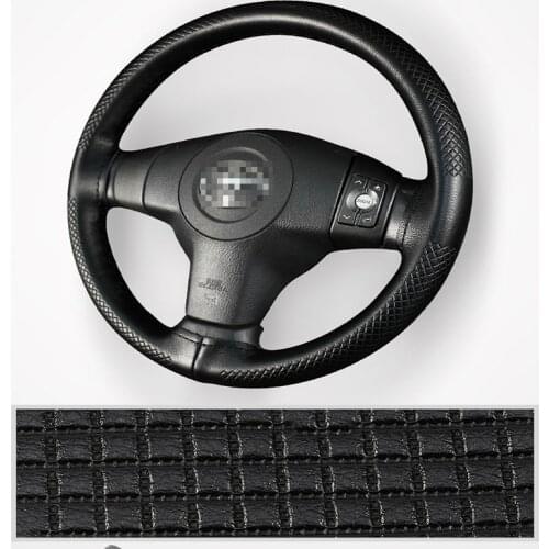 Car Leather Hand Sewing Car Cover 37 Cm / 38cm Diy Steering Wheel Covers The Soft Leather Weaving On The Car Steering Wheel