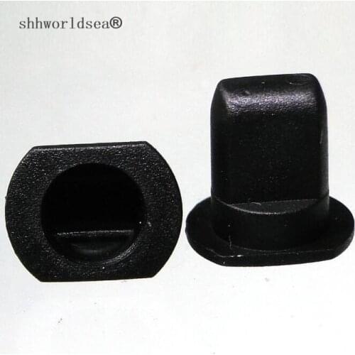 Shhworldsea auto plastic clip Reverse mirror interior decoration plate card button, triangle plate card button for vw