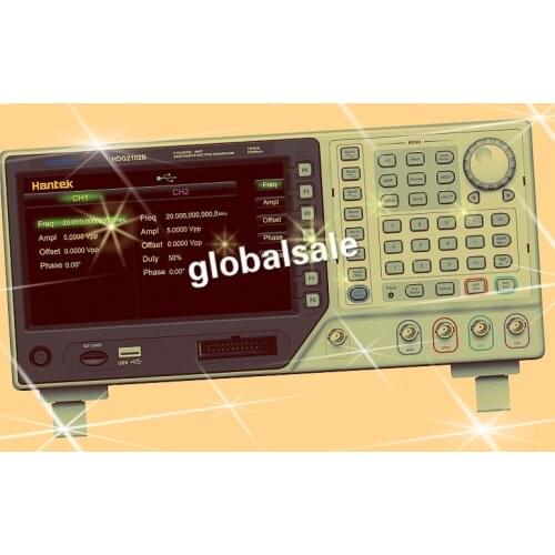 FREE SHIPPING Hantek HDG2002B 2 Channels 16Bits 250MSa/s Function/Arbitrary Waveform Generator