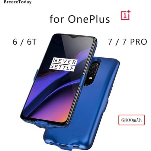 Battery Charger Case Charging Power Case Battery Case For OnePlus 6 6T Series External Power Bank Case Phone Cover 6000mAh