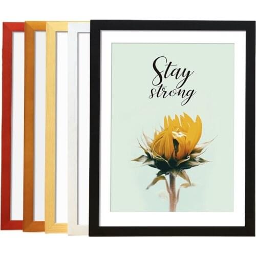 CYSolid Wood Picture Frame for Wall Hanging Mounted Picture Frame Size Small 24-Inch 14 Customized Consulting Customer Service