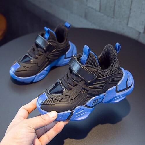 2021 New Childrens Sneakers Boys Running Shoes Breathable Non-slip Platform Boy Casual Shoes Sneakers Kids Shoes