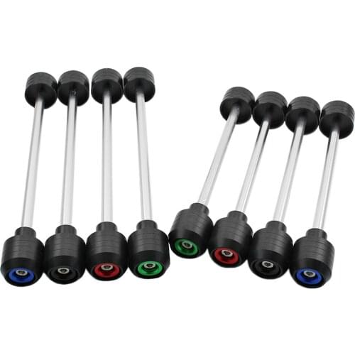 For SUZUKI GSX-S1000F 2015-2018 Motorcycle Front Rear Axle Fork Wheel Protector Sliders Falling Protection