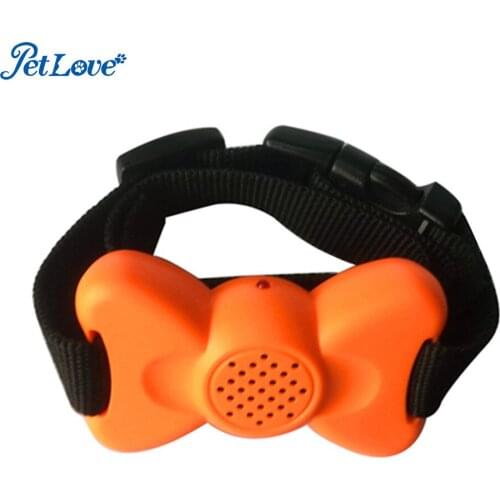 Dog Bone Shape Recording Voice and Vibration No Bark Collar without Static Shock