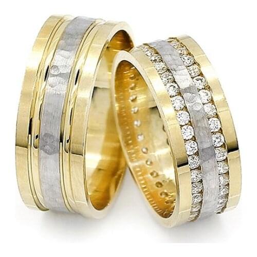 Couple Wedding Ring Sterling Silver 925 Woman And Man Luxury Jewelry Bands Engagement Anniversary Anatolian Civilization Models