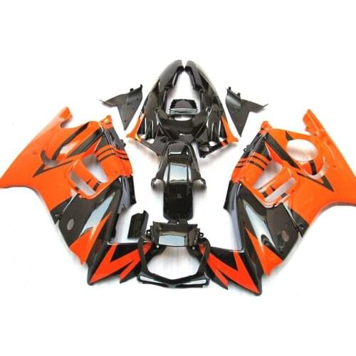 Cool orange black Motorcycle Fairings kit fit For Honda CBR600 f3 97 98 Full Body KitsNew fairing CBR 600 F3 1997 1998 LH76