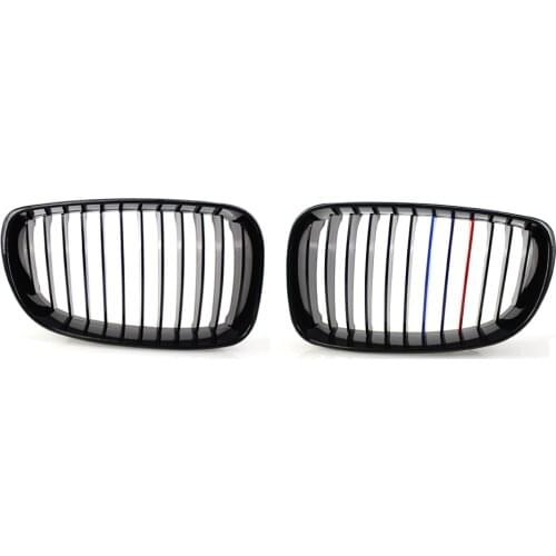 M Type Gloss Black X-Series Center Kidney Grille For BMW E81 E82 E87 E88 2008-11