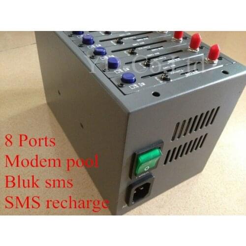 8 ports Wavecom Q2303 GSM SMS Modem Pool For sms broadcast and marketing solution
