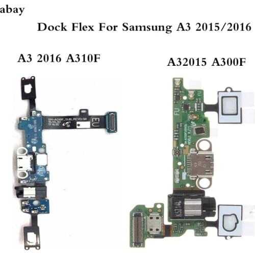 New Charging Connector Original For Samsung galaxy A3 2015 2016 A310F A300F Charger USB Dock Port Flex Cable Replacement Parts